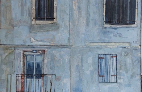 "Tabaquat" (Layers in Arabic)  Regrets are the owners of the past - 101x81cm